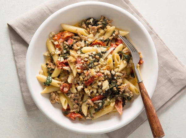 one-pan italian sausage dinner