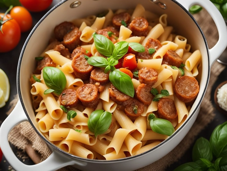 creamy sausage pasta