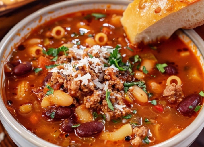 What is the secret to a flavorful pasta e fagioli?