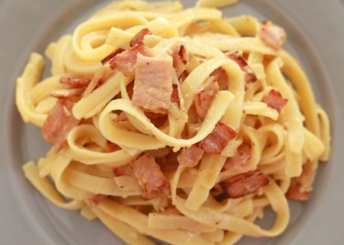 traditional carbonara no cream