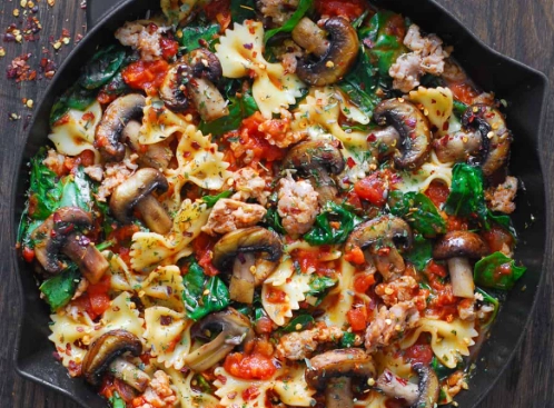 healthy sausage pasta healthy sausage pasta