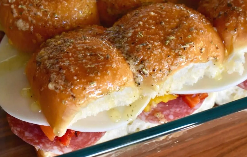 What vegetables are good in Italian sliders?