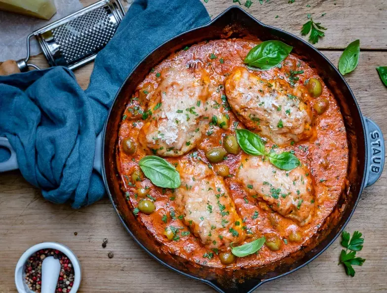 easy chicken cacciatore