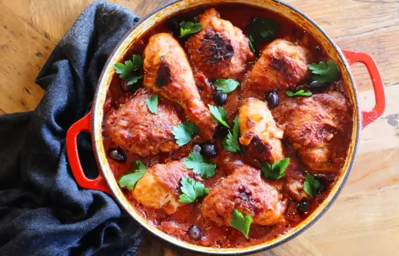 easy chicken cacciatore