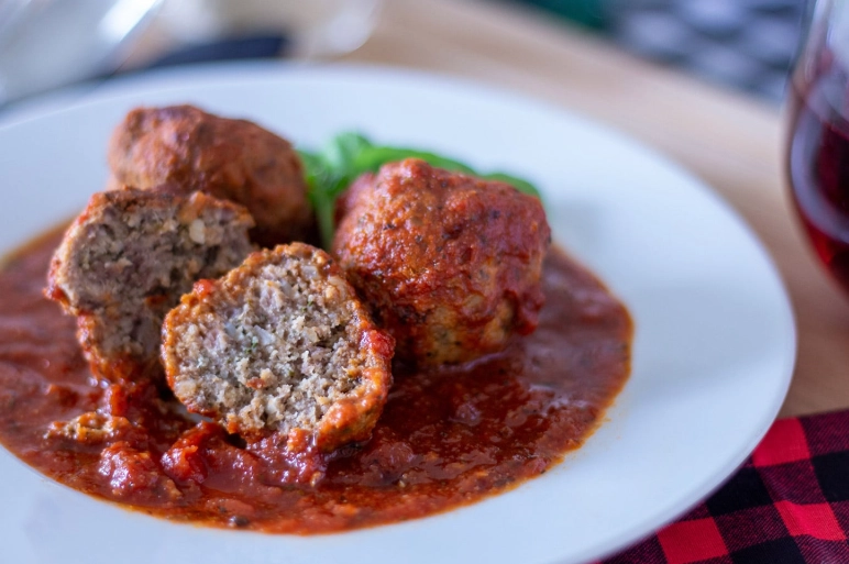 authentic Italian meatballs