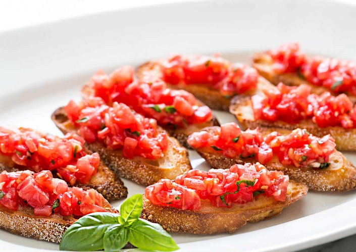 traditional Italian bruschetta