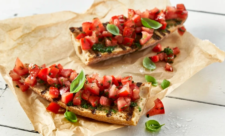 traditional Italian bruschetta