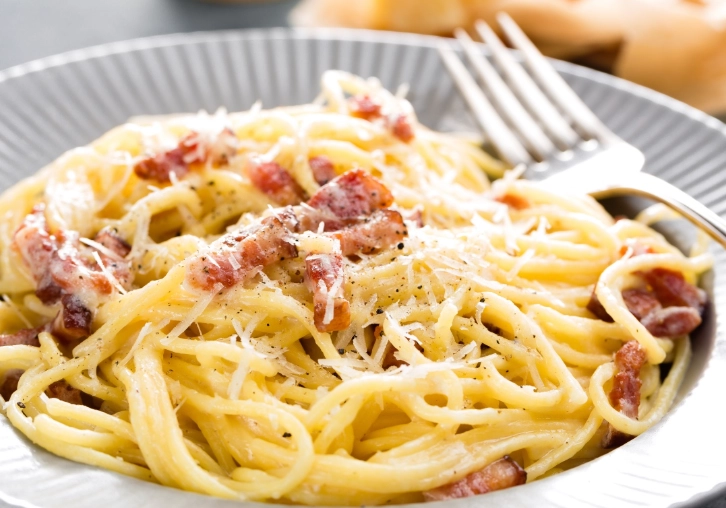 authentic Italian carbonara