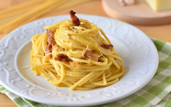 easy Italian carbonara