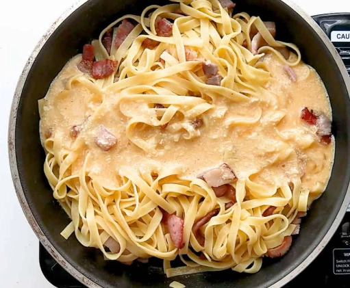 Original carbonara recipe italian without cream
