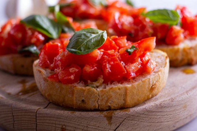 authentic bruschetta