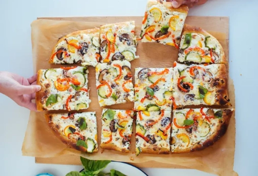 vegetarian Italian dinner party