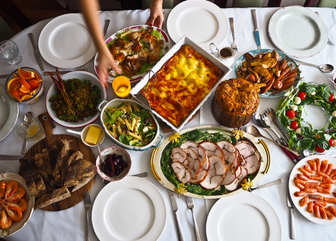 Italian Christmas dinner