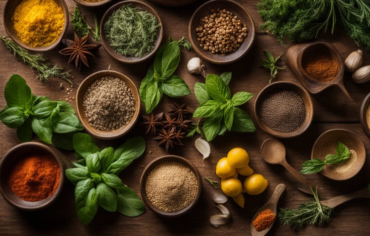 Italian herbs and spices Italian herbs and spices