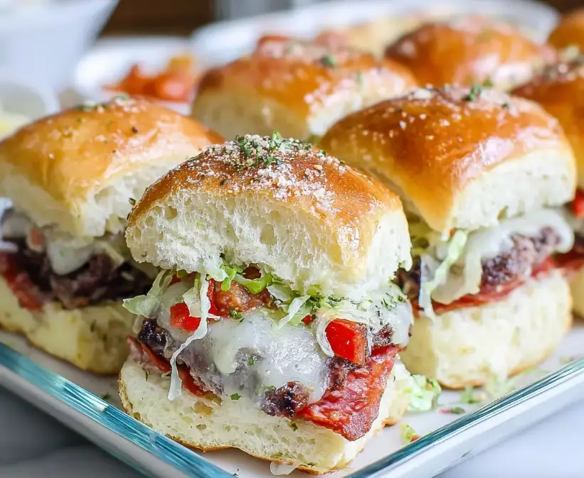 italian beef sliders italian beef sliders
