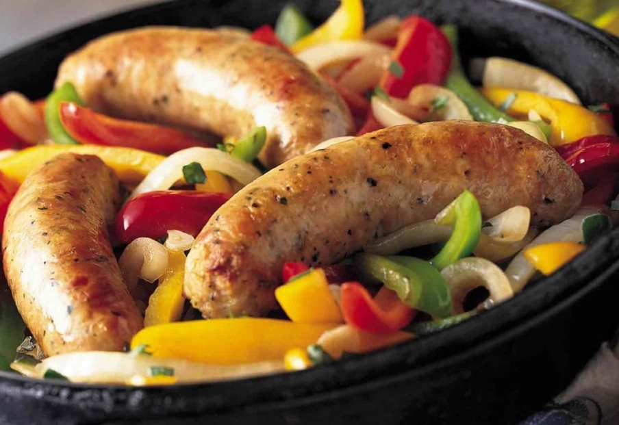 grilling Italian sausage