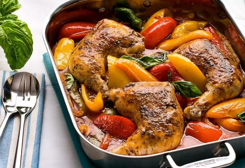 Italian chicken cacciatore