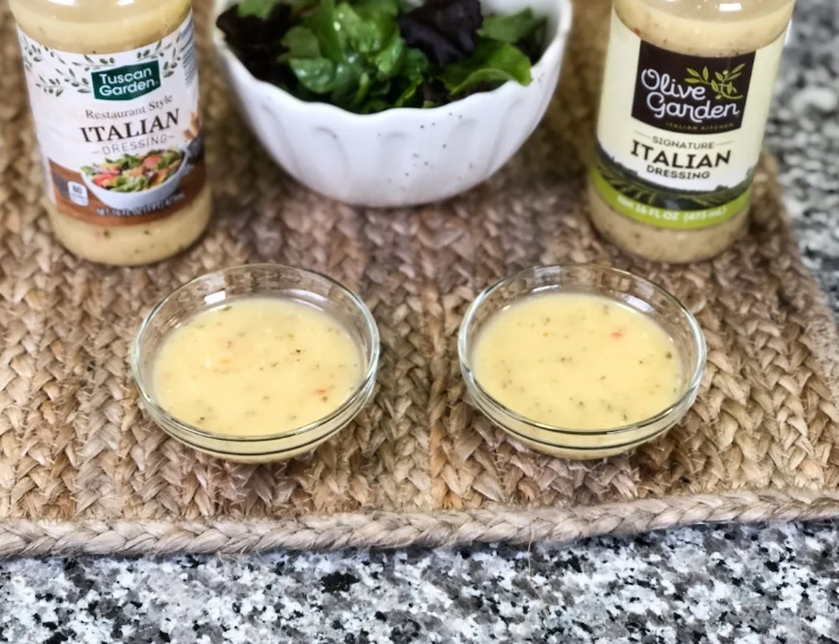 What is the most common salad dressing in Italy?